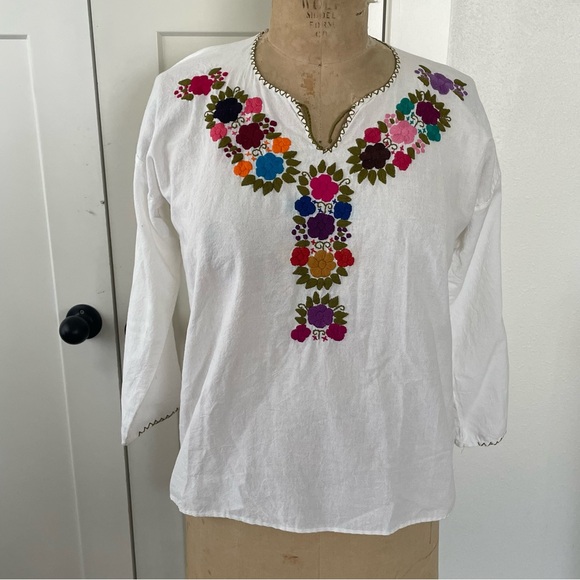 Tops - Embroidered Authentic Mexican Shirt M/L
